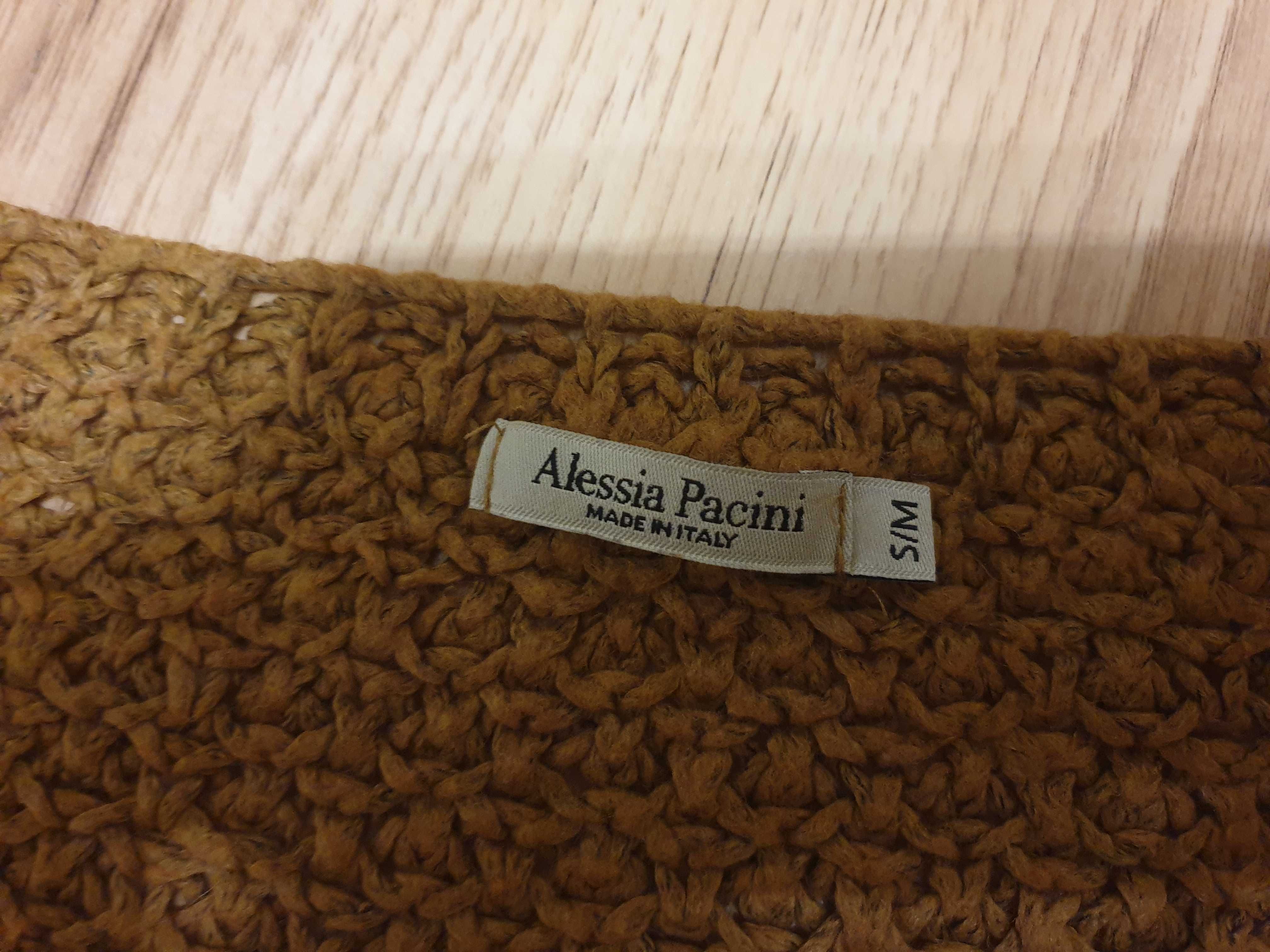 Włoski sweterek typu oversize S/M Alessia Pacini