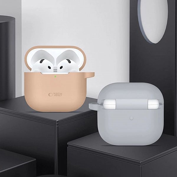 Tech-Protect Silicone Hook Apple Airpods 4 Olive Green