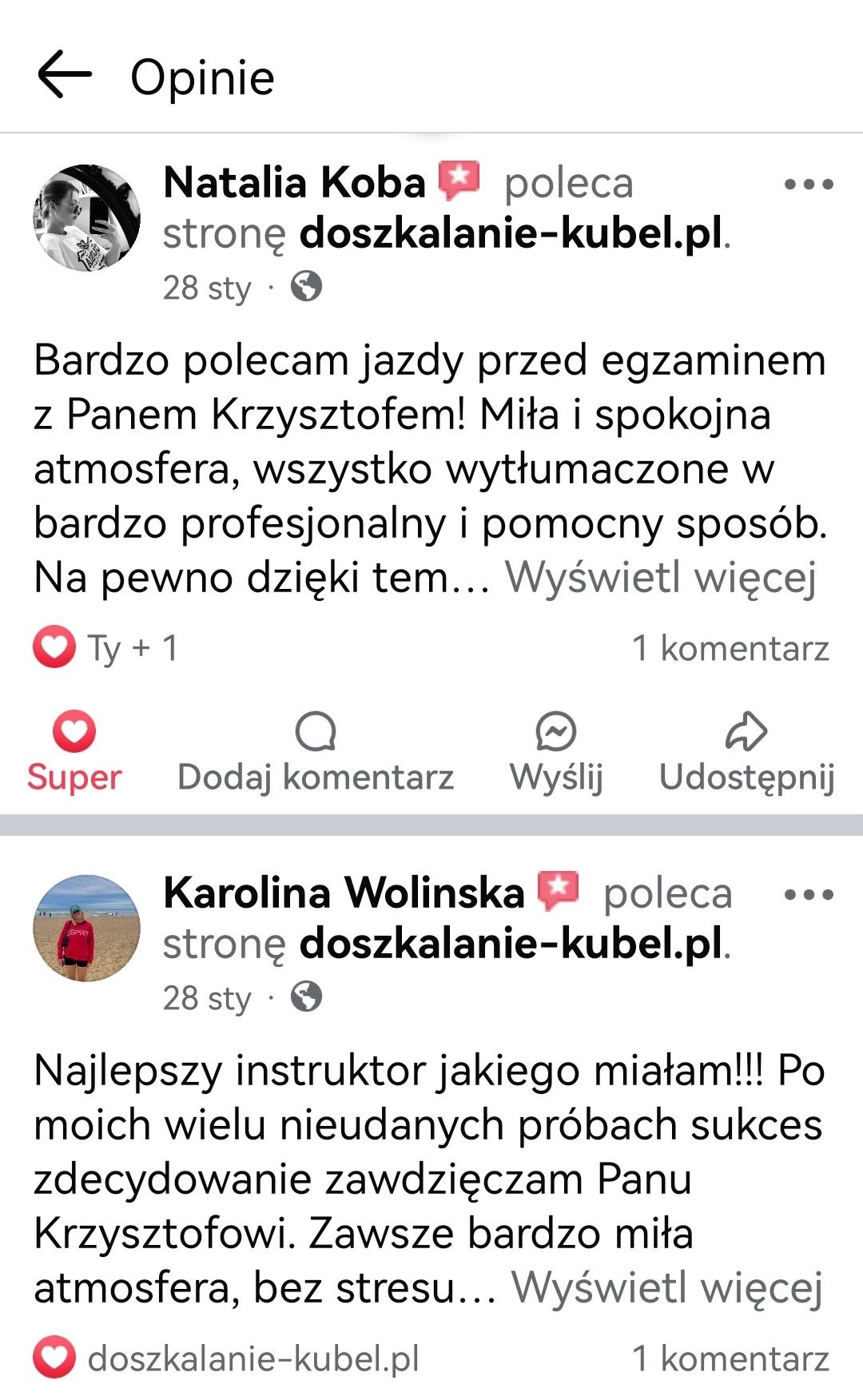Jazdy doszkalające kat. B, Bemowo, Odlewnicza
