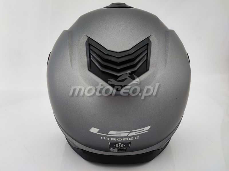 WYPRZEDAŻ Kask Szczękowy Blenda LS2 FF908 Strobe II Szary Mat