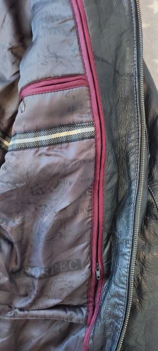 Чоловіча шкіряна дублянка, зимова куртка