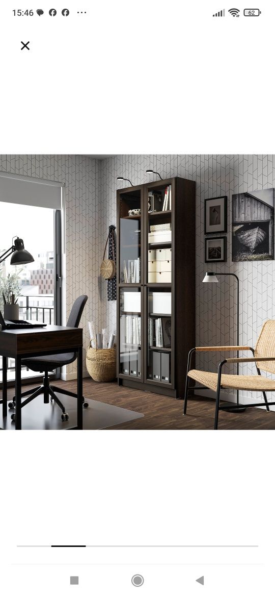 Regał IKEA Billy/ Oxberg 80x30x202