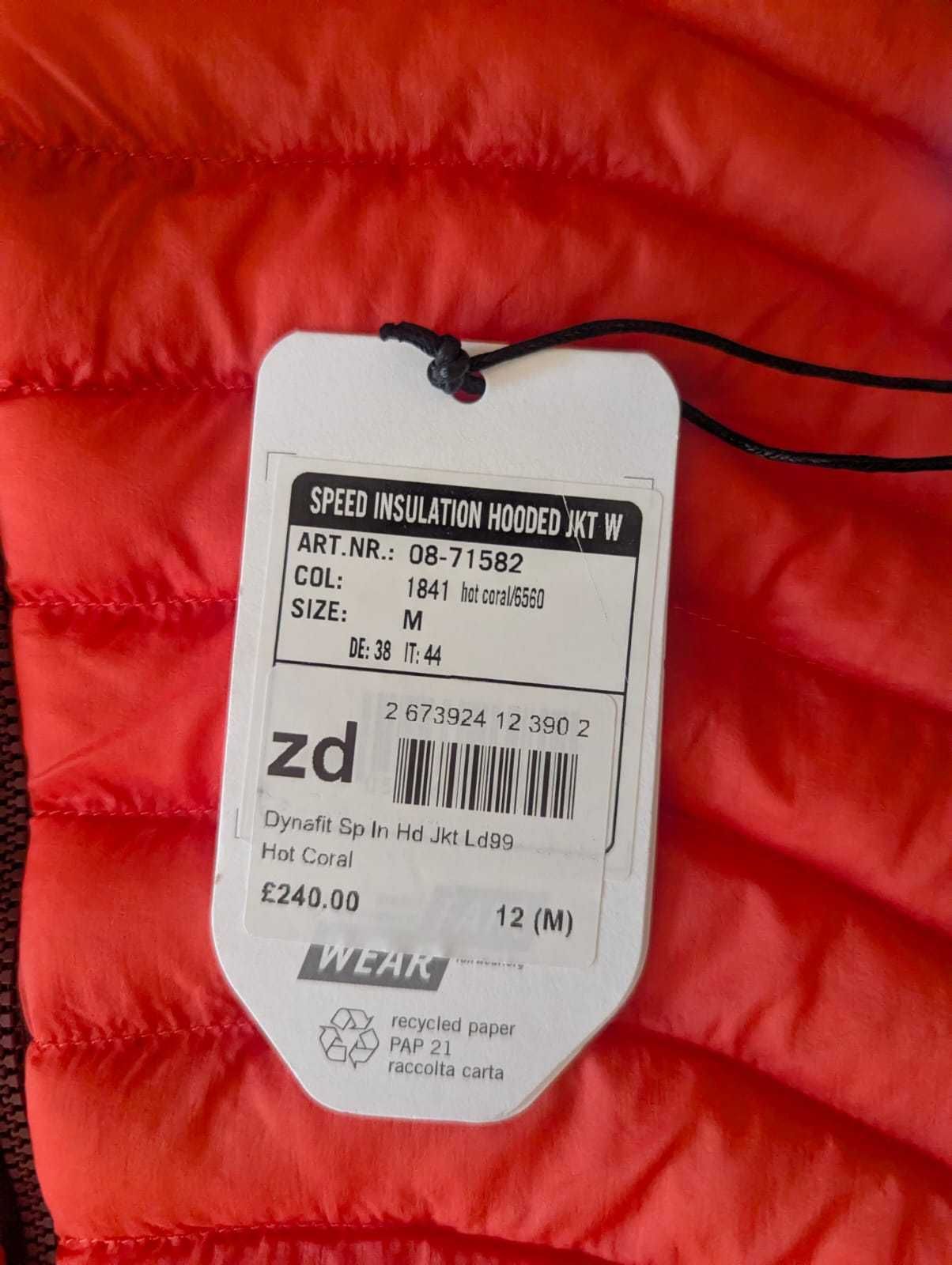 Hybrydowa kurtka Dynafit Speed Insulation Hooded Jacket Hot Coral 12 M