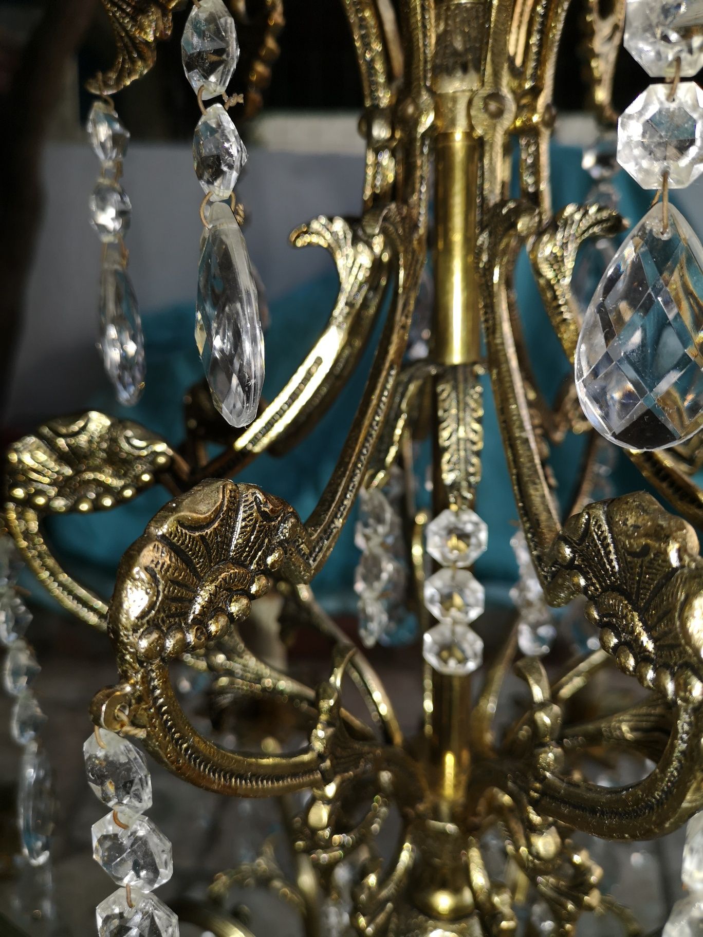 2 Candelabros de cristal