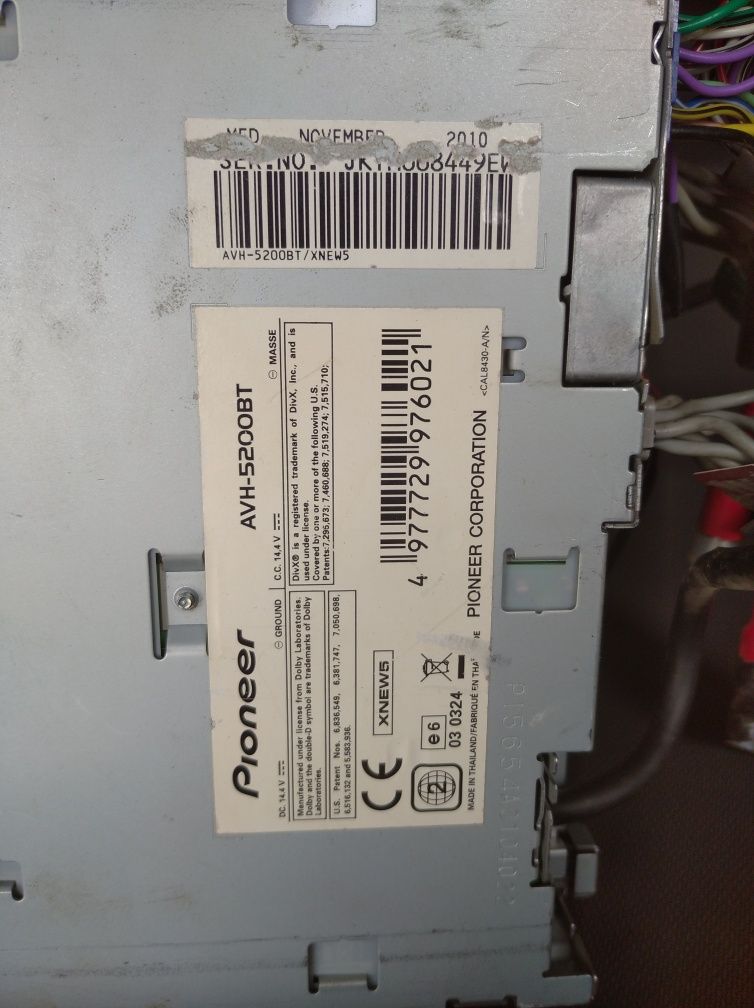 pioneer avh-5200bt