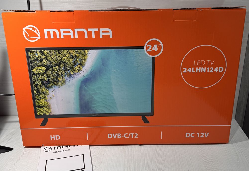 **Telewizor MANTA 24LHN124D 24" LED 12V Gwarancja.-Stówka Grudziądz**