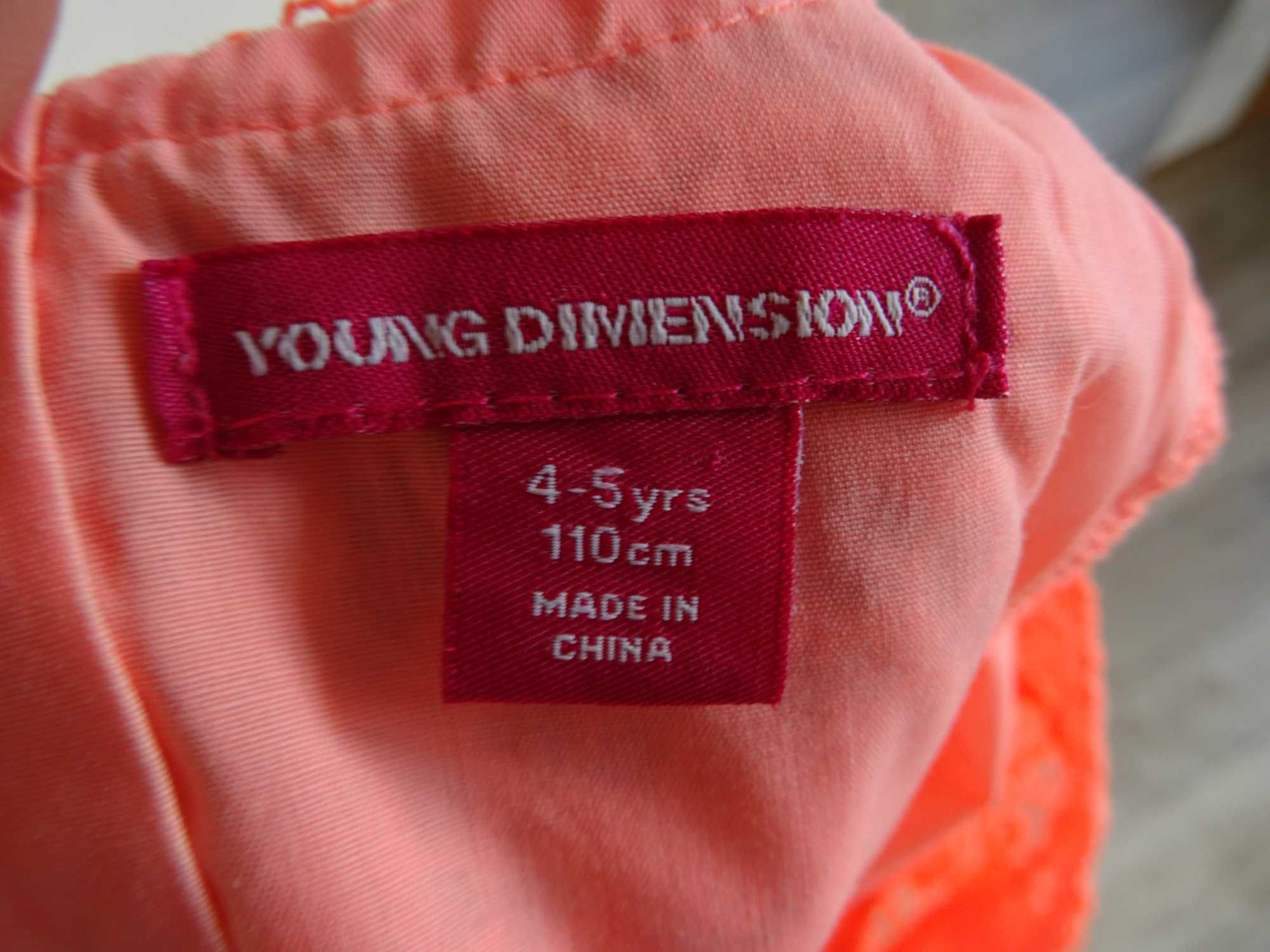 Young Dimension piękna koronkowa sukienka 4-5 lat