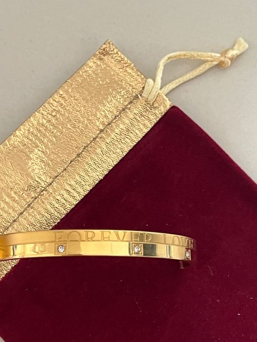 Złota bransoleta poozłacana NOWA