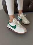 Чоловічі кросівки NIKE CORTEZ білий з зеленим 1203 ХІТ