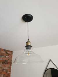 Zestaw Lamp industrialnych szklanych. 3 szt.