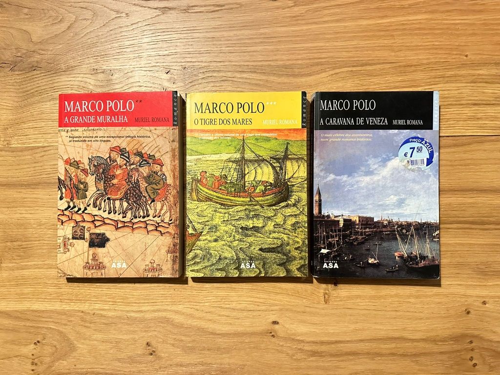 Trilogia 3 Livros Marco Polo