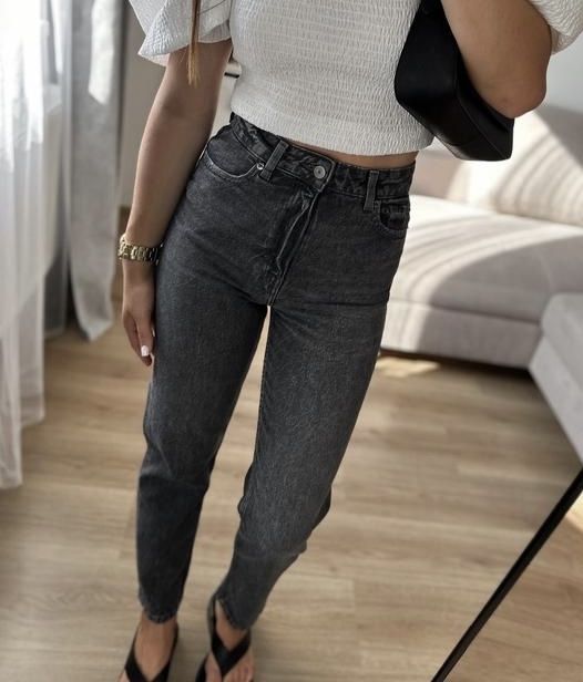 Джинсы Zara mom!