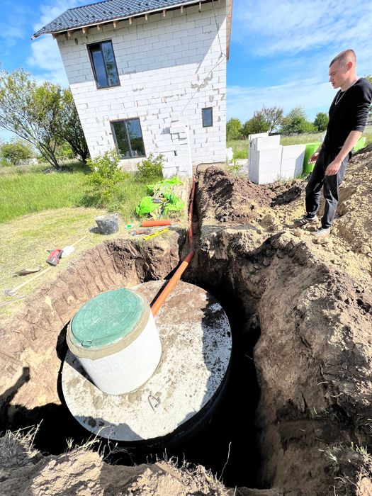Септик, вигрібна яма, траншеї | Повний цикл робіт під ключ