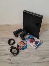 Ps4 FAT 500Gb + 2 gry, 2 pady, okablowanie