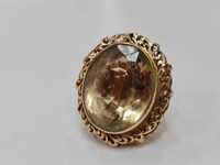 Złoty pierścionek damski/ 750/ 18.80 gram/ R8/ II poł XX wieku