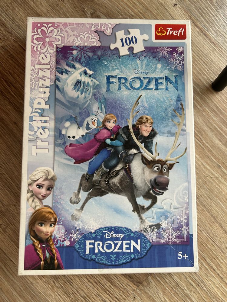 Puzzle frozen zestaw