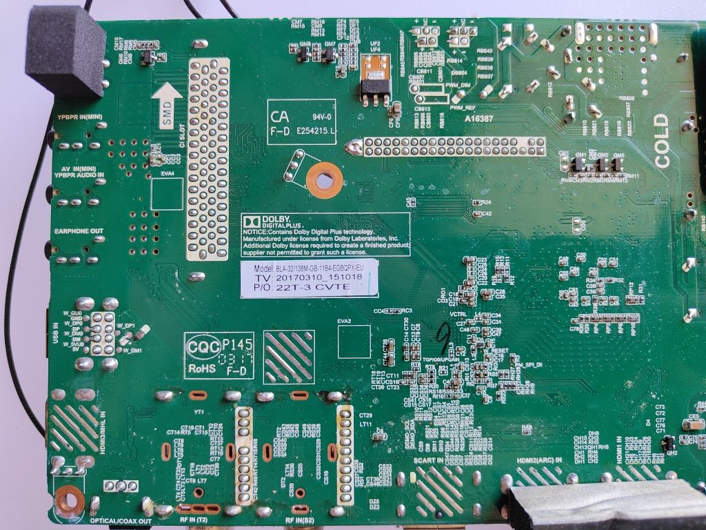 Blaupunkt 32/138m tv płyta główna