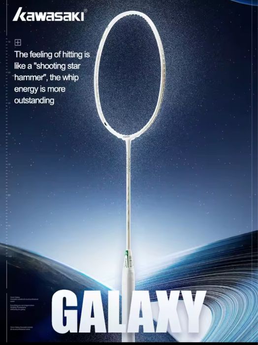 Професійна ракетка для бадмінтону Kawasaki Honor Galaxy, модель 2024р.