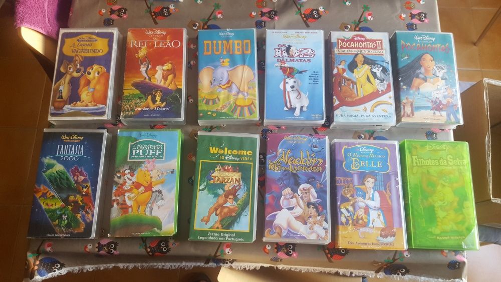 Filmes infantis (Disney e outros) - VHS Cassetes