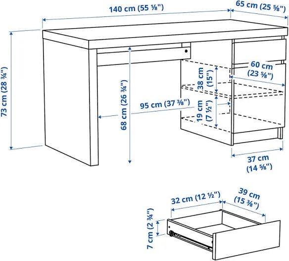 Biurko IKEA Malm