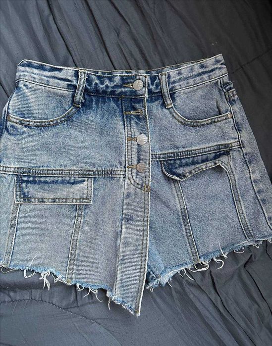 шорти-спідниця джинсові розмір S