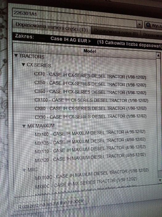 Pompa Hamulcowa 226301A1 CNH CASE MX100-135, MX80C-MX100C, CX50-100