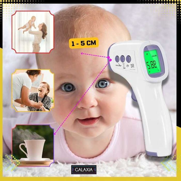 TERMOMETR BEZDOTYKOWY MEDYCZNY Elektroniczny Na Podczerwień Dla Dzieci