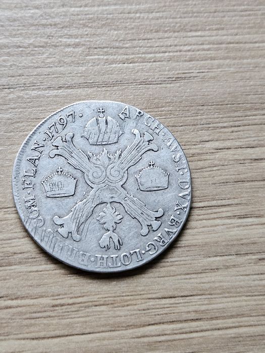 1/2 talara 1797, Austria,  Franciszek II,  srebro