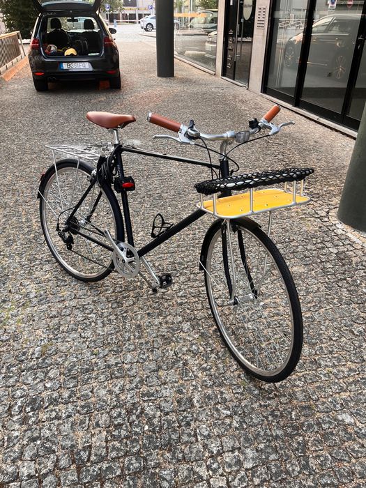 Bicicleta Fabric Bike Classic Urban 28” + Cadeirinha + 2 Capacetes