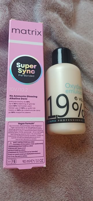 Toner Matrix Super Sync 10V 10.2 oraz woda utleniona