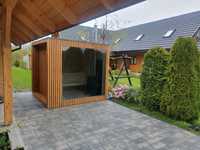 Sauna ogrodowa + piec Harvia