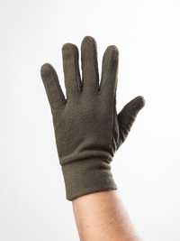 Флісові одношарові рукавиці перчатки олива Опт/роздріб