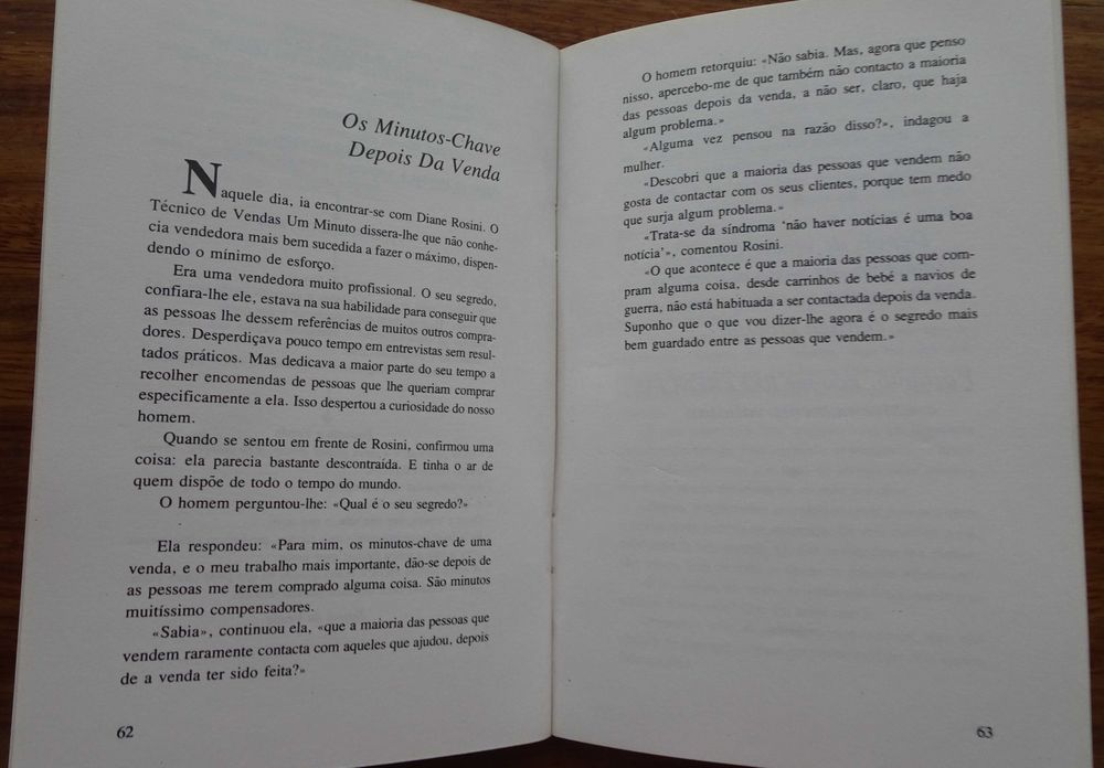 O Técnico de Vendas (Um Minuto) de Spencer Johnson e Latrry Wilson