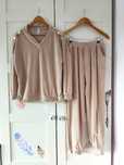 Komplet sportowy dresowy zestaw bluza + spodnie dresy  40 42 L XL