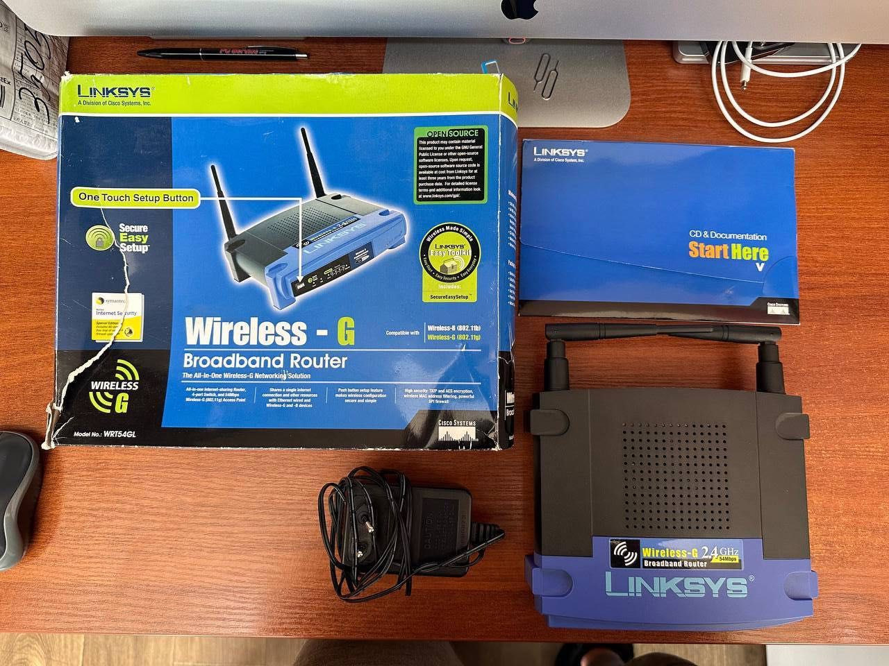 Роутер Linksys WRT54GL