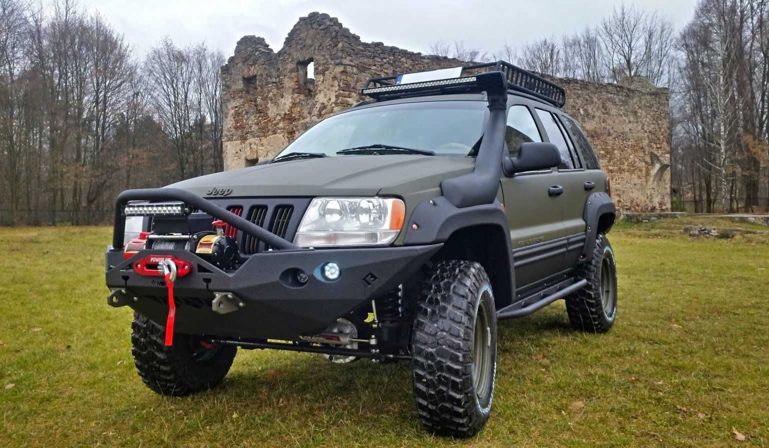 Jeep Grand Cherokee WJ "InsectKiller" po modyfikacji off road raptor