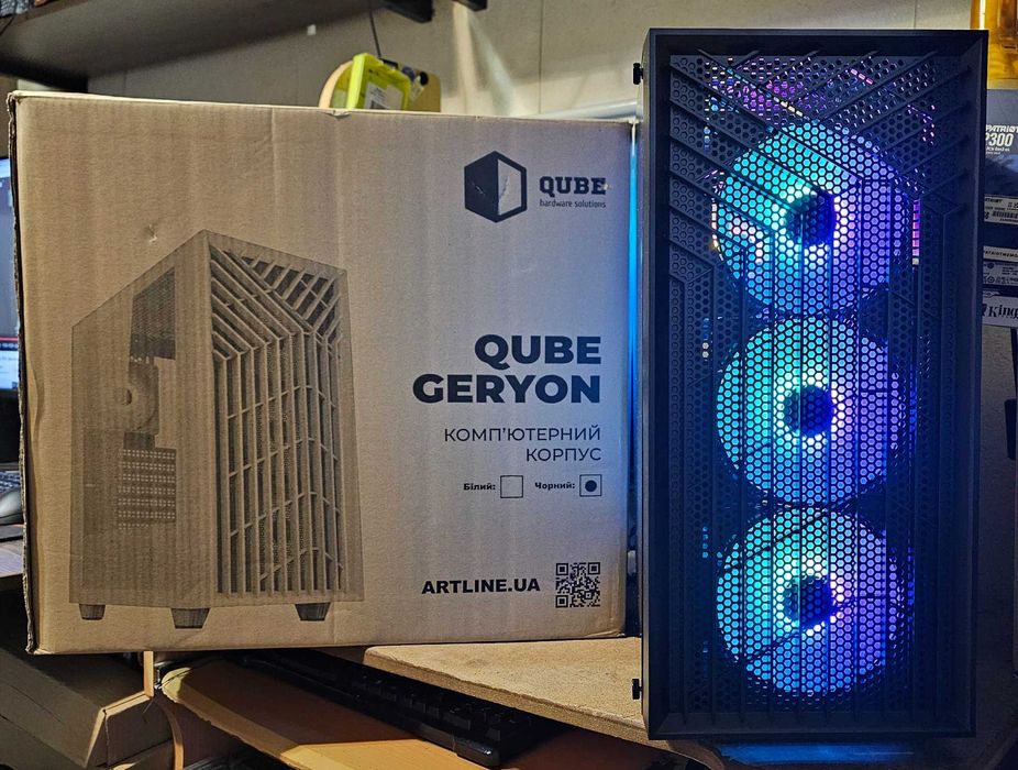 Ігровий комп'ютер Ryzen 5 5500, RTX 2070 SUPER , 32GB DDR4, SSD 1TB.