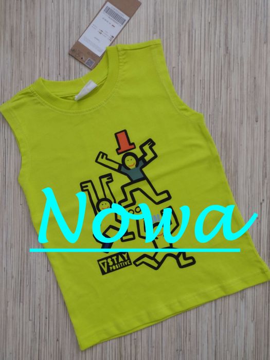 NOWA ~ COCCODRILLO, rozmiar 104, bokserka / koszulka na ramiączkach