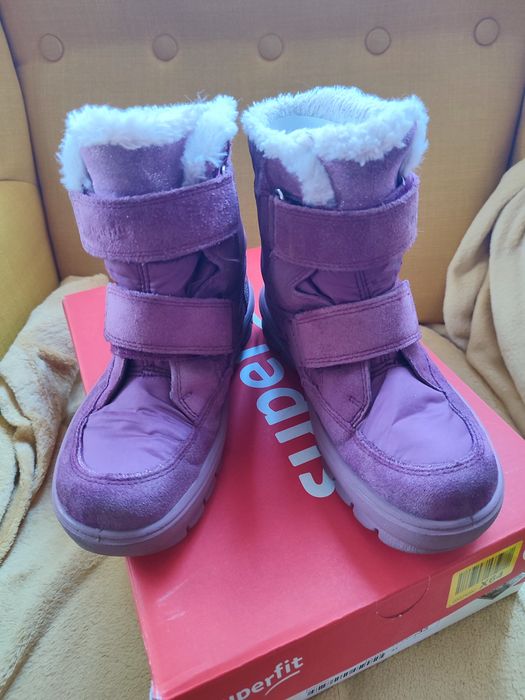 Śniegowce Gore-Tex Superfit rozmiar 33 dla dziewczynki