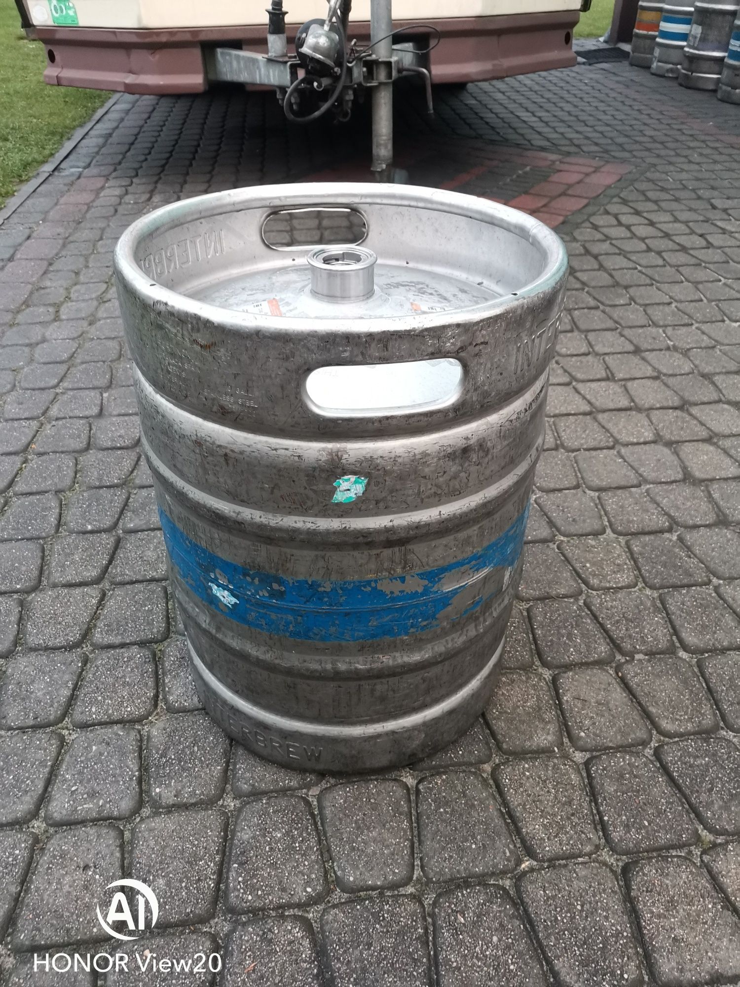 Keg beczka 30l 50l kwasówka z fitingiem zaworem gwiint