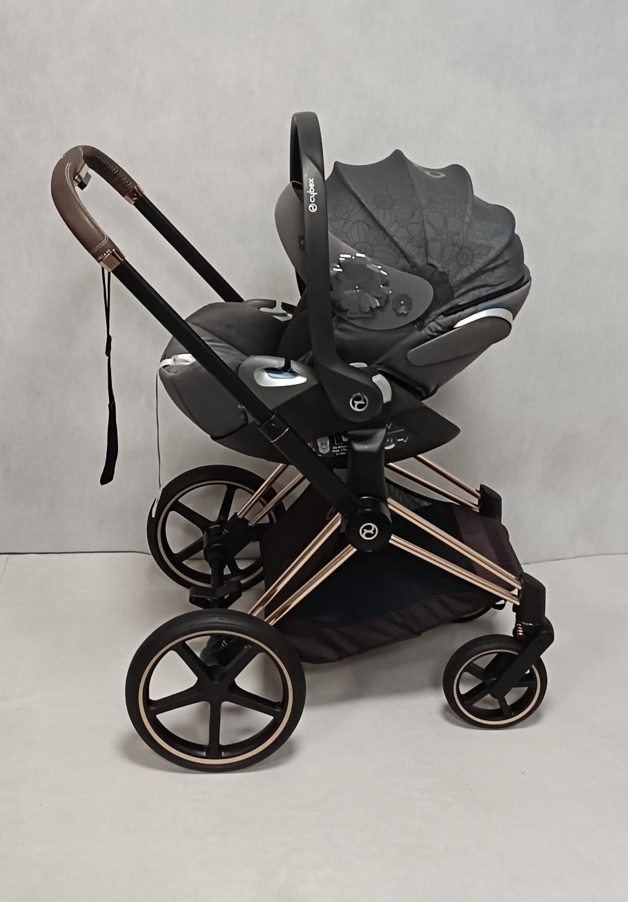 Wozek 4w1 Cybex Priam 2.0/Cybex Cloud Z Flowers Baza Cybex Z