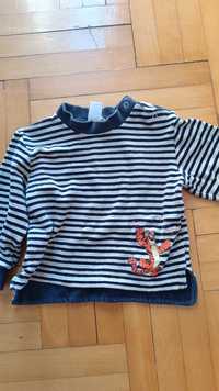 Bluza polarkowa dla chłopca rozmiar 80 c&a z tygrysem