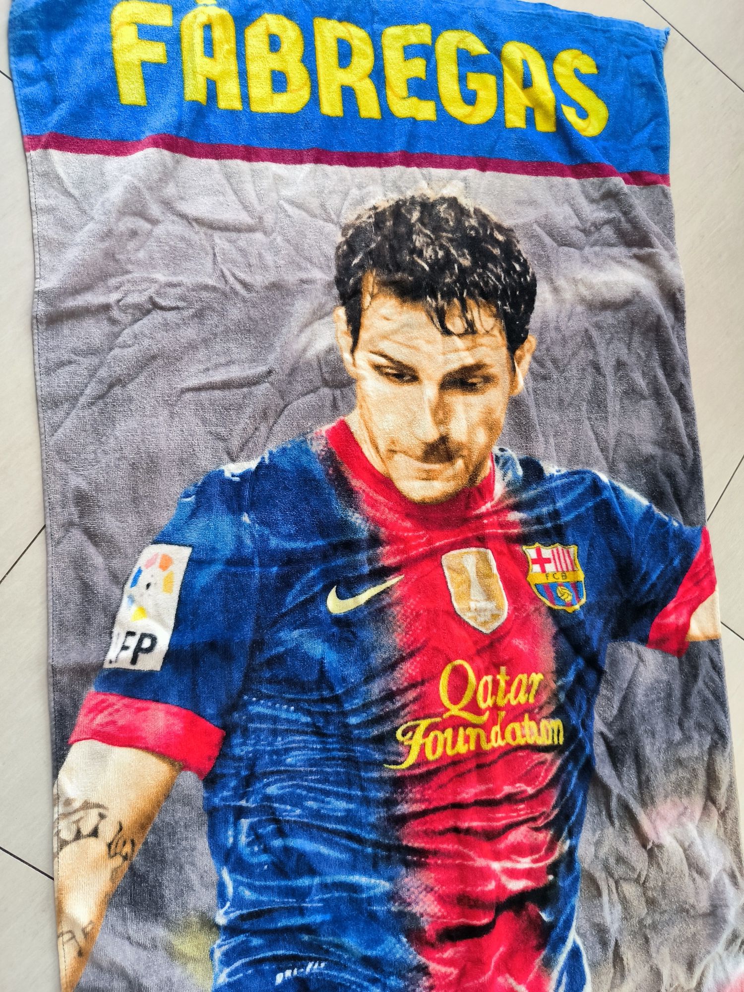 Ręcznik plażowy/kąpielowy dziecięcy FC Barcelona