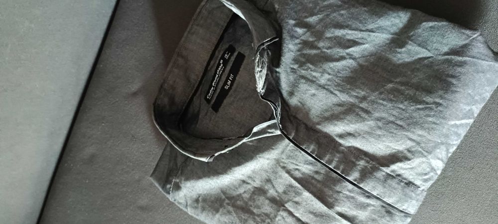 Casualowa koszula z długim rękawem Slim Fit S