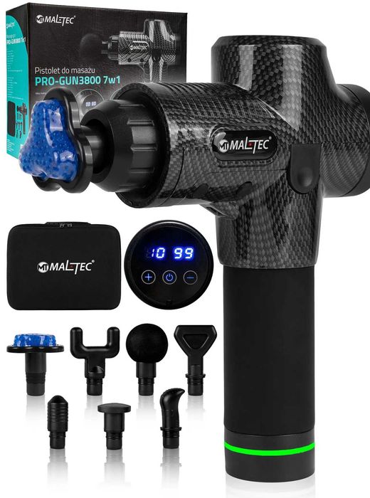 Електромасажер, вібромасажер 7 в 1 + додатковий охолодний наконечник