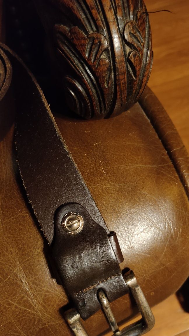 Мужской винтажный кожаный ремень Timberland XL