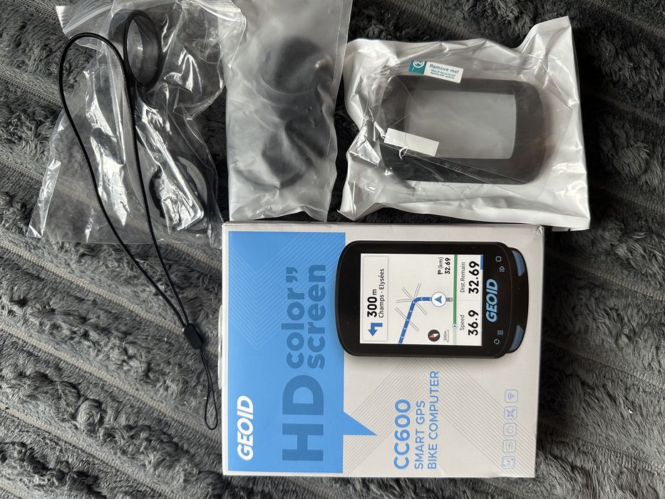 Велокомп'ютер GEOID CC600 навігатор, спідометр, GPS, WiFi, Bluetooth