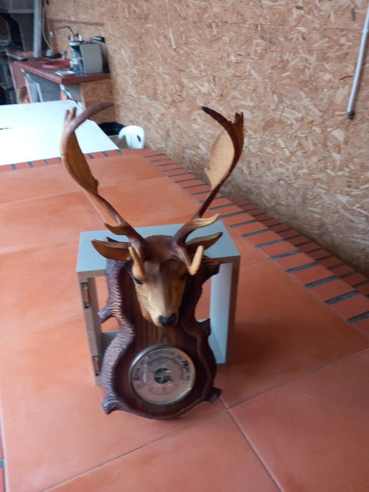 Veado em plástico