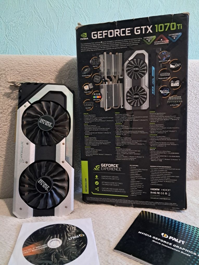 Продам видеокарту 1070 ti