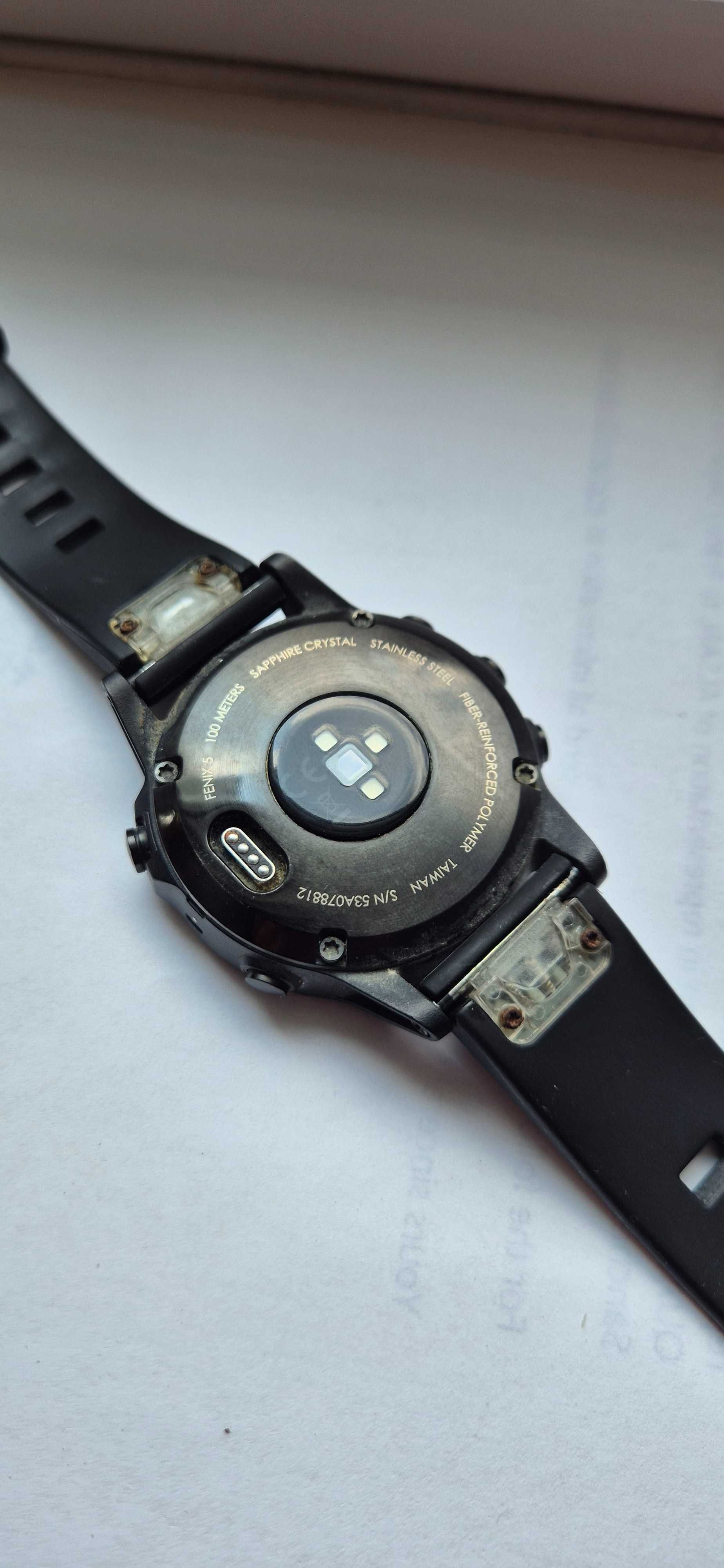 Garmin Fenix5 Premium Multisport GPS Watch Sapphire Edition